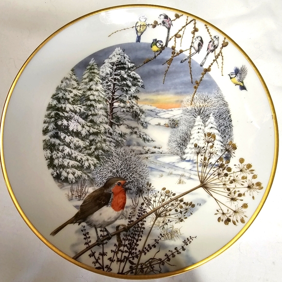 Plate A Country Lane In December Limited Edition - Picture 5 of 16